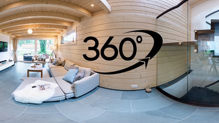 Anteprima dell'immagine Tour panoramico a 360° Grey Slate piastrella di ardesia