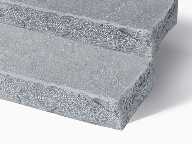 Gradini a blocco in pietra calcarea Java Blue tagliati a misura