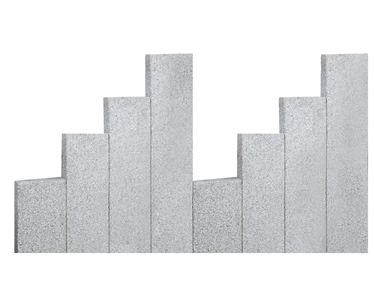 Palizzate Granito Silver Classico 8x25_Piatto libero