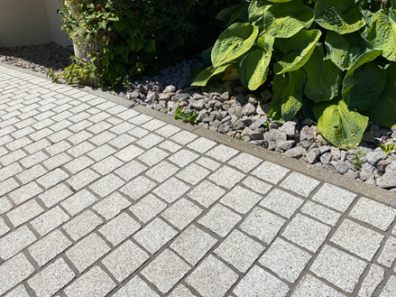 Pavimentazione in granito 10x10 Classico Ambiete