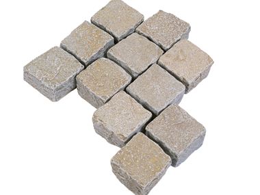 Sampietrini Limestone Java Sand esentato