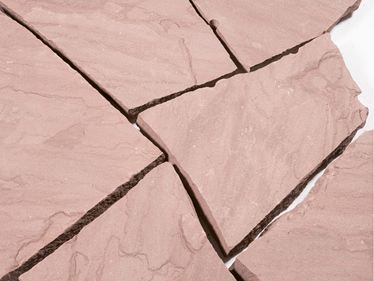 Piastrelle poligonali Pietra arenaria del Weser Pietra arenaria rossa