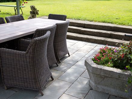 Area di seduta su pannelli Kandla Grey