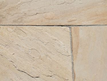 Primo piano dell'arenaria beige Yellow Mint