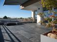 Terrazza sul tetto con doghe Black Rustic