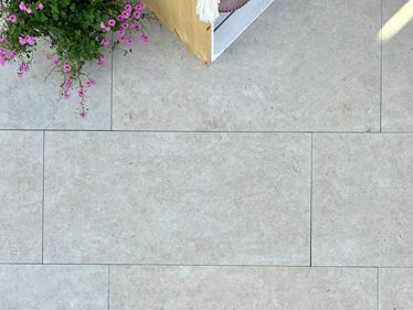 Lastra per terrazza di Siena effetto travertino Dettaglio Pos 1