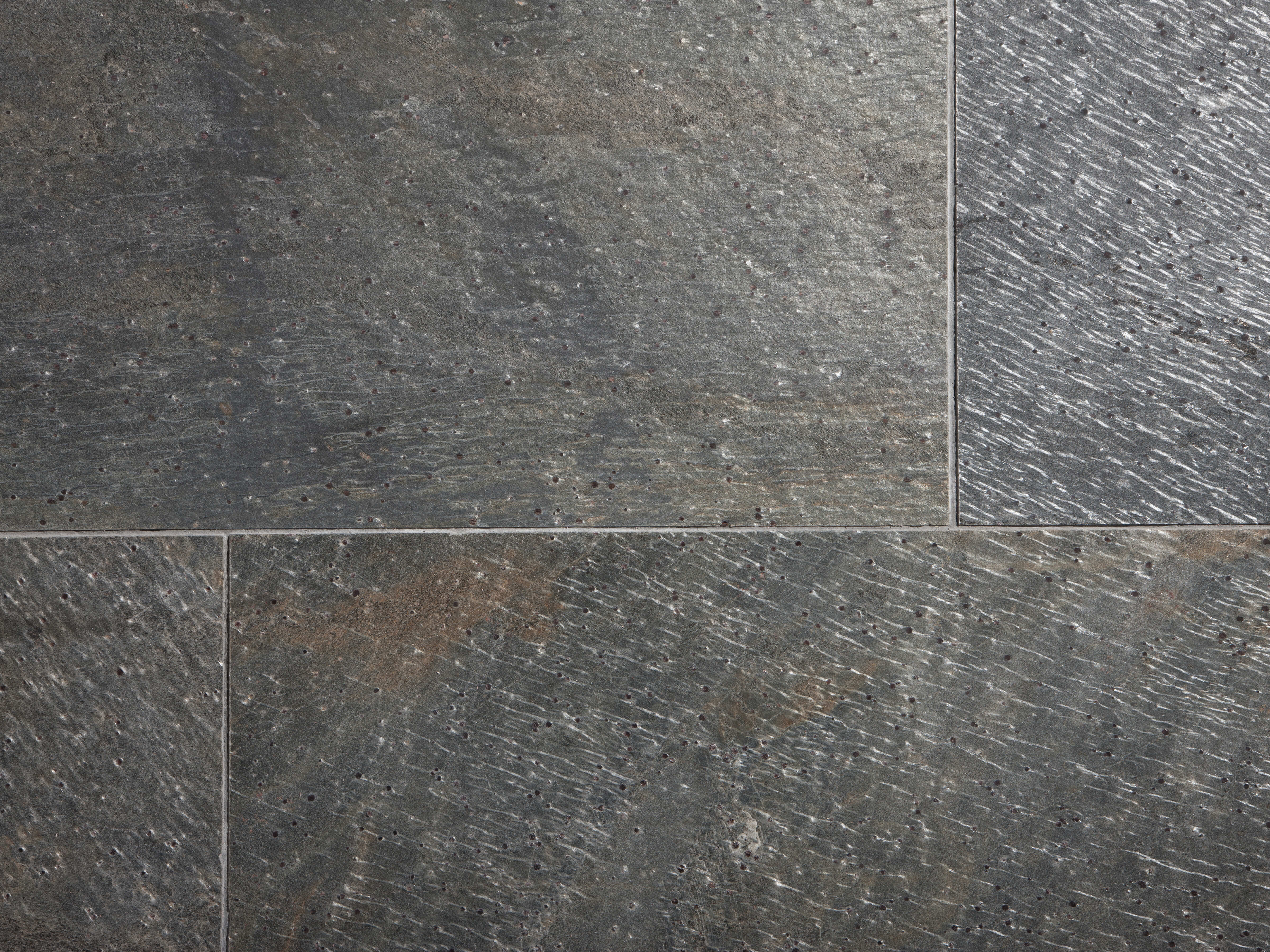 Piastrelle in quarzite Deoli Green, primo piano delle fughe