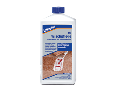 Un flacone di detergente per la cura delle Piastrelle