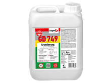 Un secchio di primer per la posa delle Piastrelle