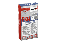 Una busta di adesivo multiflex per la posa delle Piastrelle