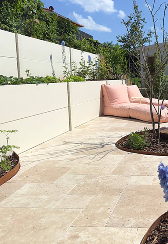 Piastrelle per terrazza Medium Select Ambiente Lettini per piscina Letto