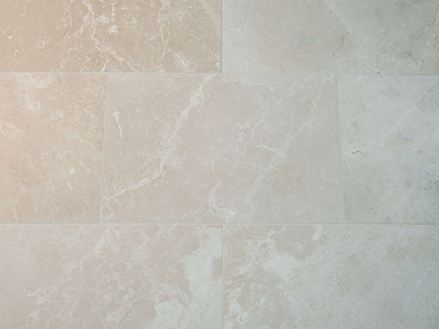 Piastrelle in marmo Burdur Cream, satinato e levigato