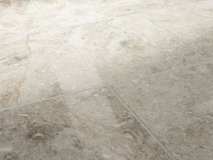 Piastrelle in marmo Silver Shadow, prospettiva della rana