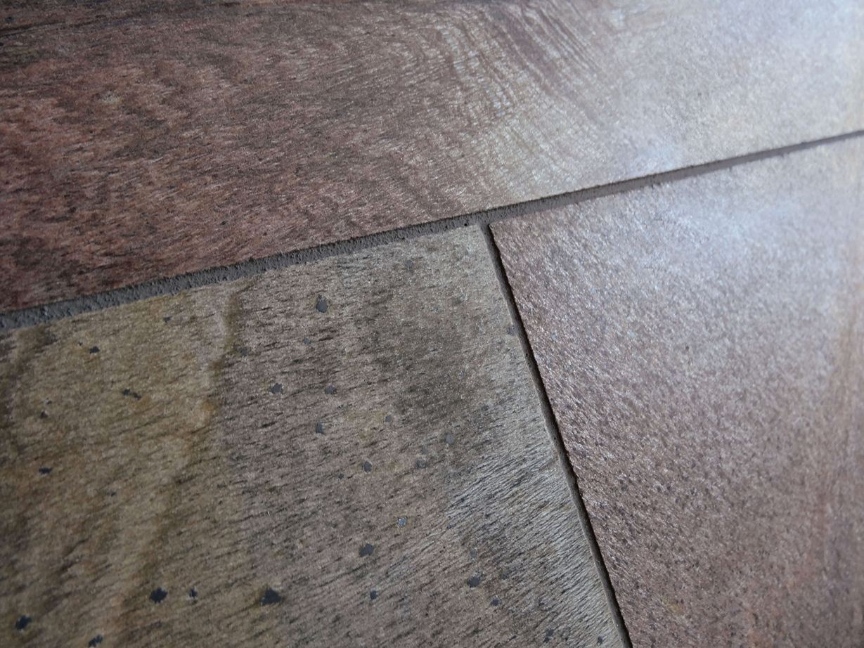 Piastrelle Quarzit Copper ricezione laterale del giunto