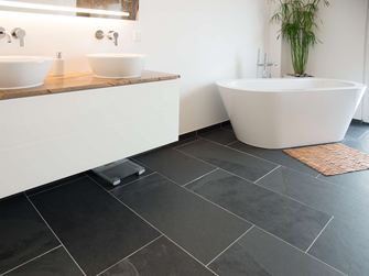 Vasca da bagno su piastrelle Mustang in ardesia