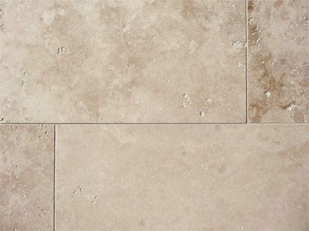 Piastrelle di travertino Medium Line, non posate, vista frontale