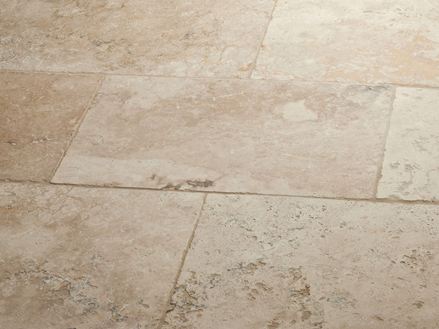 Piastrelle in travertino Vista laterale Rustic