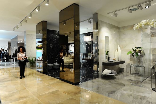 Il preferito da sempre: la pietra naturale, ma anche i look in pietra naturale realizzati con pietre pregiate erano in mostra sul sito