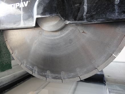 Sega con disco diamantato